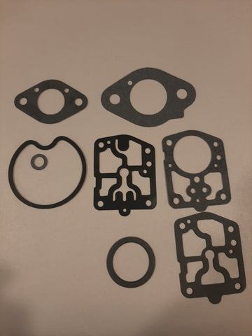 Mercury carburetor gasket kit, (items as shown our #7007,) fit some Merc 7.5,9.8,20 45 and 50hp motors after 1972