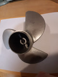 OMC propeller aluminum new has 9/16  for 9/16 prop shaft