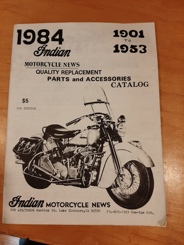 Indian motor cycle catalog